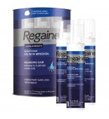 Rogaine (Regaine) para los hombres ® espuma 5% minoxidil - Suministro de 3 meses